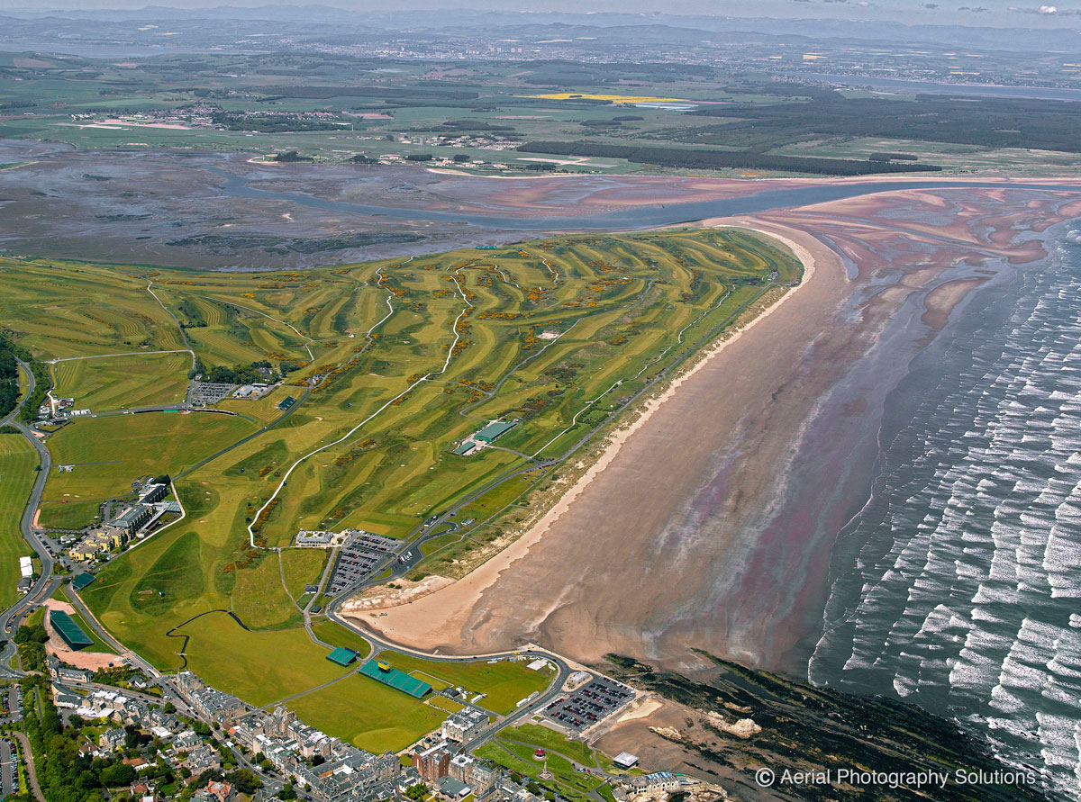 Aerial-Photograph-StAndrews-Links-Golf-Courses